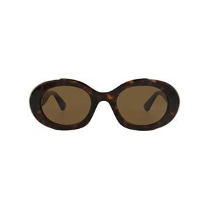 Alexander McQueen Round-Frame Recycled Acetate Sunglasses Multi Womens